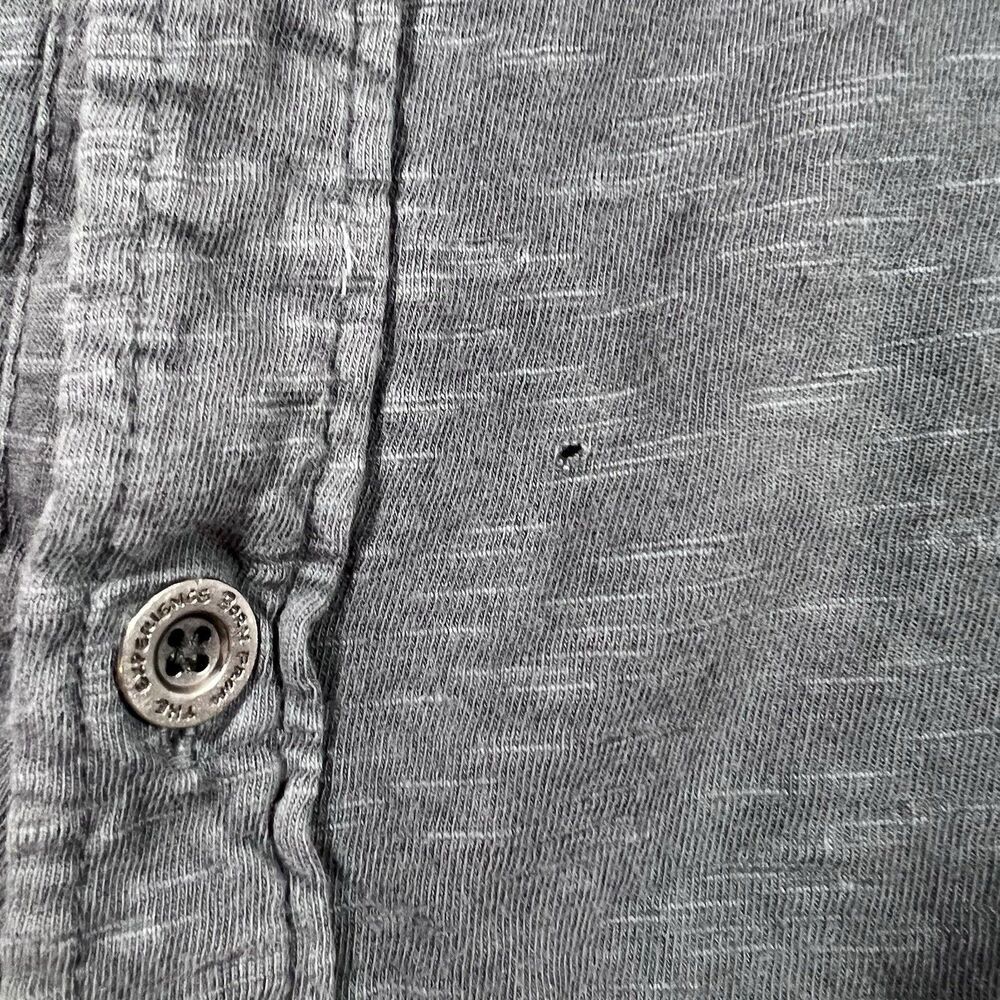 PrAna Breathe Short Sleeve Button Down Shirt Outdoor Hiking Men's Large FLAWED - Picture 8 of 13